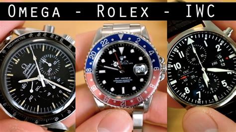 omega vs iwc rolex